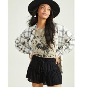 NWT ALTAR'D STATE - BLACK KENDALL SHORTS - SMALL